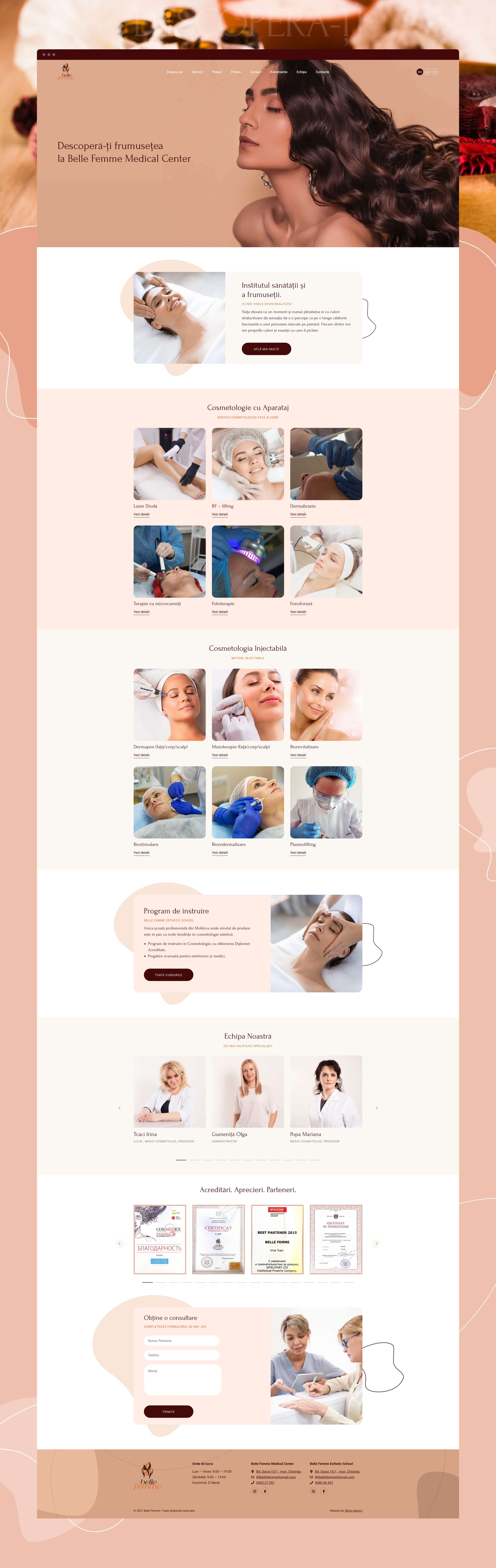 Belle Femme | Centru medical de cosmetologie