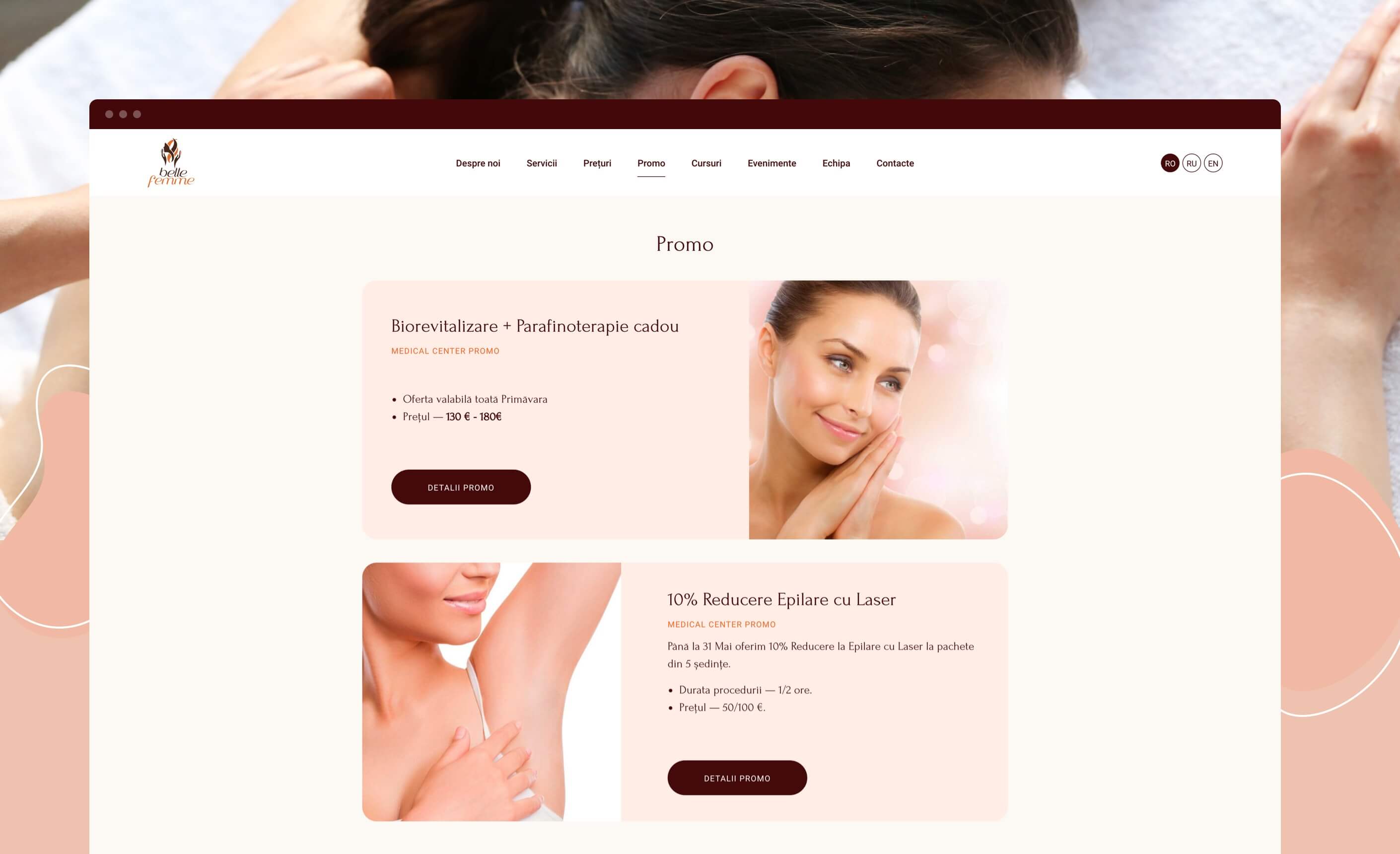 Belle Femme | Centru medical de cosmetologie